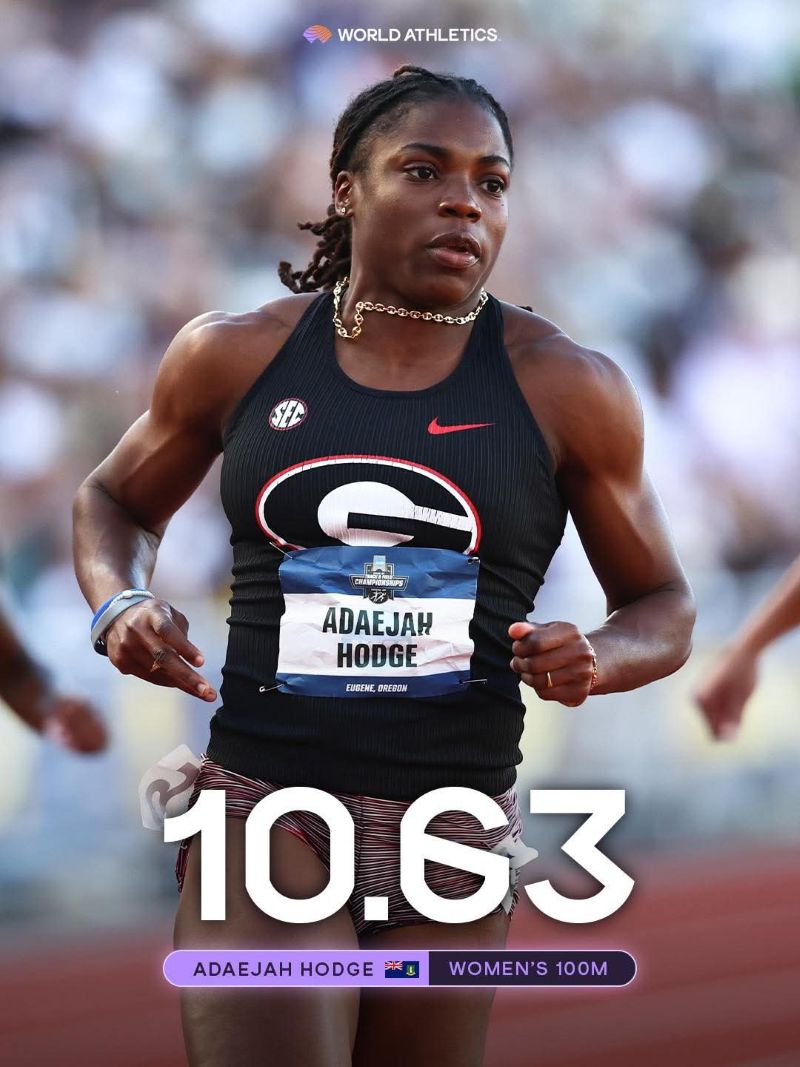 History Made As Hodge Becomes Fifth-Fastest Woman Ever